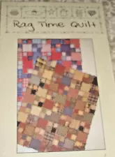 Rag Time Quilt Instructions 49 x 63" Throw OR 63 x 77" Large Throw