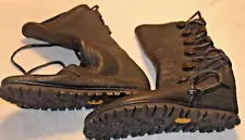 Sodhopper Custom Hand Made Moccasins Men's 10.5 Buffalo Leather High Top Vibram