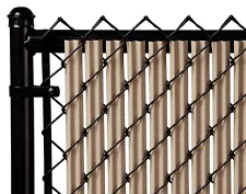 Privacy Slats For Chain Link Fence Single Wall Ridged® Bottom Lock