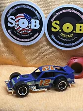 Matchbox 1987 IMCA Modified Racer #12 1:55 Blue Diecast USED NM Condition IMCA