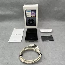 Black iPod Classic 160 GB Model A1238 Tested Tested Working W Box