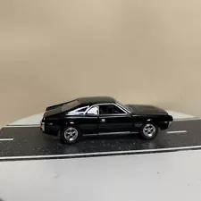 2008 Johnny Lightning Retro 1969 AMC Javelin SST Coupe Black 1:64 Detailed As-is