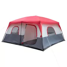 14 Person Tent Family Outdoor Camping Cabin Tent Sleepping Fits 2 Queen Airbeds