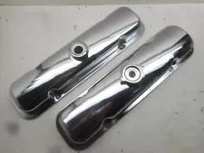 Original Factory Pontiac Chrome Valve Covers (For: Pontiac Executive)