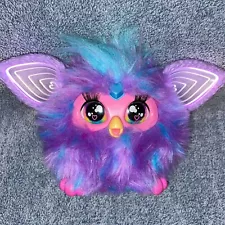 Furby Purple Tye Tie Dye Plush Voice Activated Interactive Electronic Pet 2023