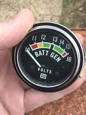 NOS SW GENERATOR VOLT BATTERY GAUGE 2-1/8 TROG SCTA FLATHEAD TRADITIONAL HOT ROD