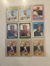 Barry Bonds Rookie Card Investment Lot 9 Cards