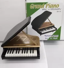 New ListingKAWAI 1106 Mini Grand Piano 25 keys Educational Toy Black Very good Used