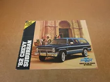 1982 Chevrolet Suburban C10 C20 K10 K20 sales brochure 12 pg ORIGINAL