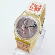 1996 Retro Swatch Swiss Made Watch 90s, Very Rare Swatch Watches for Sale 90s