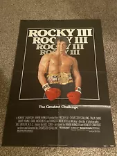 Rocky III (1982) Original 1-Sheet Movie Poster 27"x41"