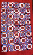 Vintage Chinese '100 Families' Protection Quilt~Bai Jia Bei~Dragons/Spiders