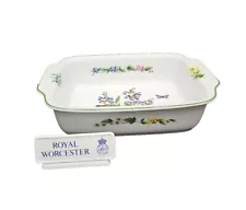 Royal Worcester WORCESTER HERBS 11" Lasagna Baking Dish EXCELLENT Sage