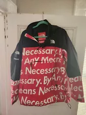 Supreme FW15 The North Face By Any Means Necessary Mountain Jacket Large Red