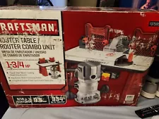 crafysman router table/router combo unit