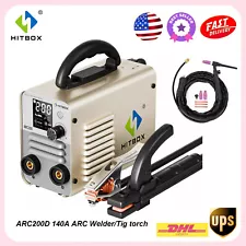 140A ARC Welder/Tig torch MMA ARC LIFT TIG Welding Machine 110/220V HITBOX