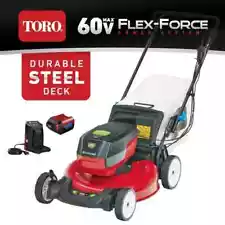 New In Box Toro Recycler 21357 21 in. 60 V Battery Self-Propelled Lawn Mower Kit