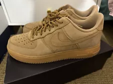 Nike Air Force 1 Low '07 WB Flax Wheat Gum Shoes Mens 9 AA4061 200