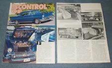 1957 Chevy 210 Sport Coupe Vintage RestoMod Article "Out of Control"