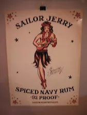 SAILOR JERRY SPICED NAVY RUM (2007) 24" X 18" POSTER~#38