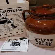 1 Gallon (4 Qt.) Boston Baked Bean Pot, The Pot Shop, Boston, Mass.