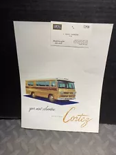 ORIGINAL VINTAGE SALES COLOR BROCHURE 1971 CORTEZ MOTORHOME