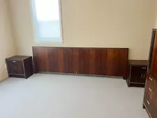 Falster Maurice Villency Rosewood, Danish Modern King Bedroom Set 