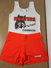 New Sexy HOOTERS GIRLS Uniform Tank & Shorts Halloween Choose XXXS XXS XS S M L