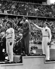 1936 Berlin Olympics JESSE OWENS Glossy 8x10 Photo USA Print Poster Gold Medal