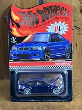 Hot Wheels RLC Red Line Club 2006 BMW M3 Blue #25756/30000