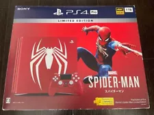 Sony PlayStation 4 PS4 Pro 1TB Marvel Spider-Man Limited Edition Game Console JP