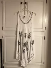 dresses for women casual, Swimsuit Cover Up, White See-through, One Size