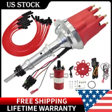 FOR INTERNATIONAL SCOUT RED HEI Distributor 392 345 304 266 + 45K COIL + WIRES