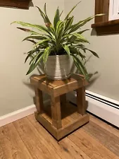 hand crafted end table