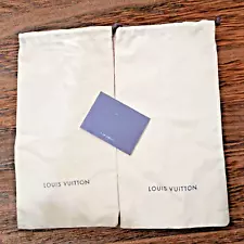 Louis Vuitton Authentic Dust Bag Replacement Canvas Drawstring 2 Large 16x8”