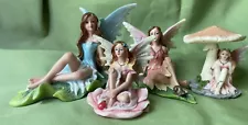 Mini Resin Fairies For Your Garden Or Display Set Of 4