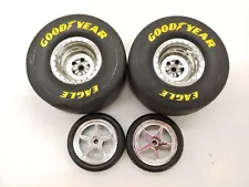 Traxxas Funny Car Dragster Tires & Wheels Front & Rear Used