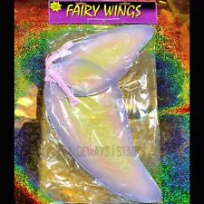 FUN WORLD FAIRY WINGS retired halloween adult easter unlimited ombre yellow RARE