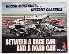 Jack “Roush Mustangs …Instant Classics” Picture Card Race Ford Cars P51 Plane