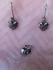 Pandora Treasured Hearts Earrings & Pendant