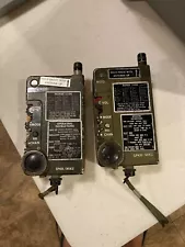 2 Military aircraft survival radio AN/URC-64T Training Radios UNTESTED