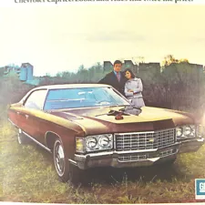 1971 Chevrolet Caprice Vintage Print Ad