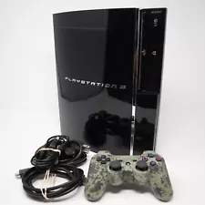 Sony PlayStation 3 CECHE01 MG 80GB Backwards Compatible Console PS3 TESTED