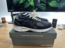 Kith x New Balance 990v3 Made In USA Genesis size 9 Ronnie Fieg NB990 Navy