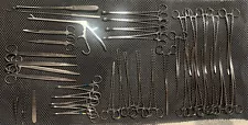 Mixed Lot of 40 Surgical Instruments Removed From Hospital Setting