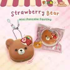 Puni Maru Squishy Bear Pancake Strawberry Mini Creamiicandy Squeeze NEW