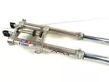 2004 04 Suzuki RMZ250 RMZ 250 Front Forks Legs Triple Tree Clamp Suspension