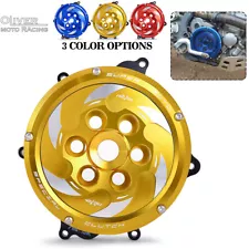 For Suzuki DRZ400SM 2005-2020 DRZ400 Engine Clear Clutch Cover Pressure Plate