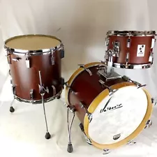 Sonor 18,12,14 Phonic Mahogany Drum Set Vintage 70s XK984 Germany Beech Jazz/Bop