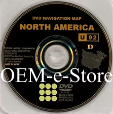 OEM Toyota Navigation DVD U.S Map For Only 2010 2011 2012 Prius Camry & Hybrid